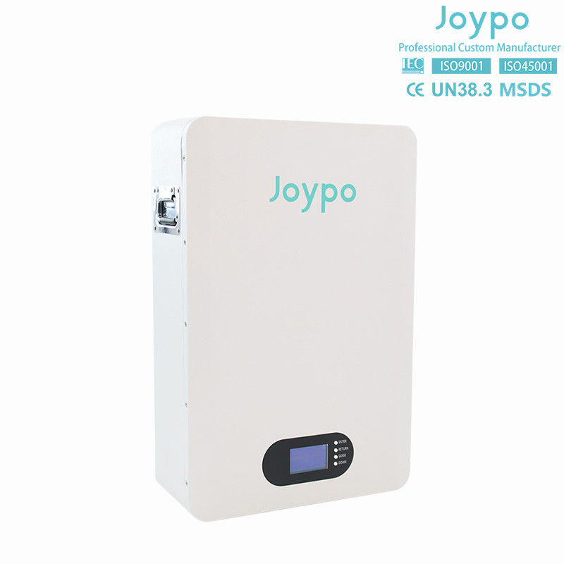 Home Batteria a parete di energia solare 51.2V 5KWH Batteria LiFePO4 con Smart BMS e display