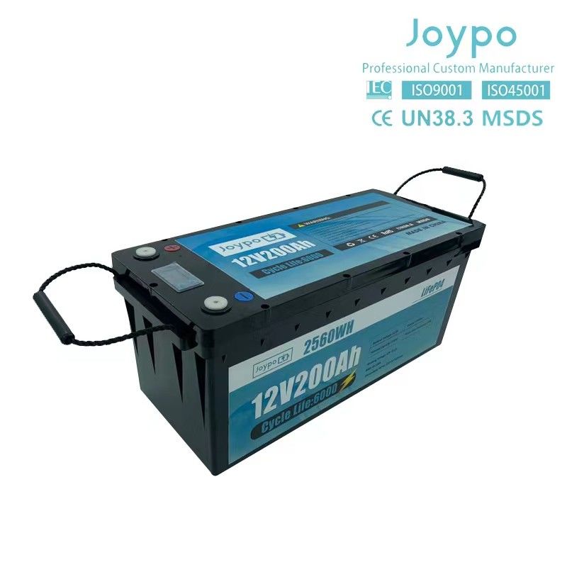 Batteria al litio di grande capacità 12V 200Ah per camper