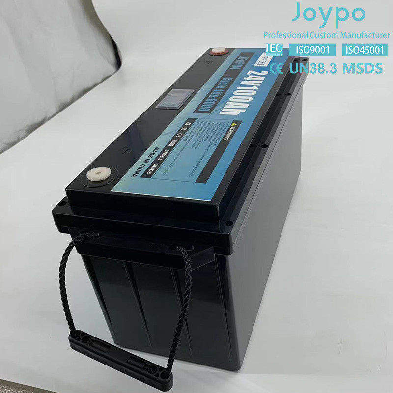 100Ah 200Ah Batteria agli ioni di litio LiFePO4 Batteria a ciclo profondo da 24 Volt Per camper RV