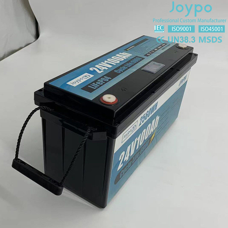 100Ah 200Ah Batteria agli ioni di litio LiFePO4 Batteria a ciclo profondo da 24 Volt Per camper RV