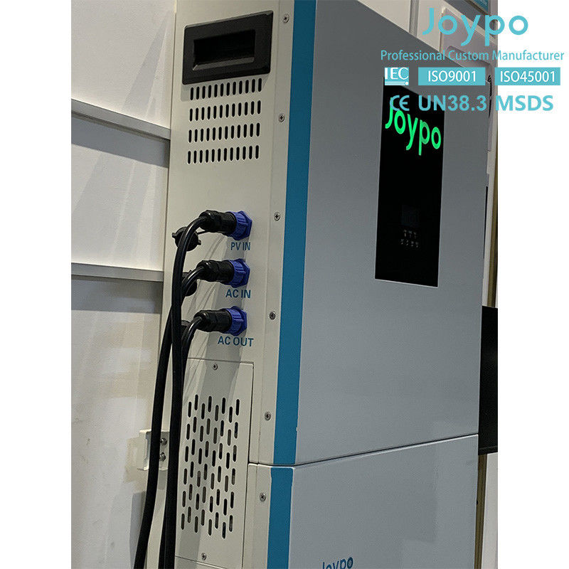 Home Sistema di accumulo di energia solare Invertitore monofase e accumulo della batteria 51.2V