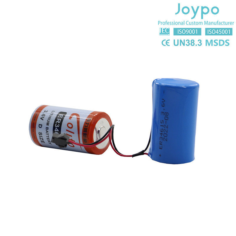 ER34615M Batteria al cloruro di tionilio di litio 3.6V 14500MAh Tipo a spirale non ricaricabile