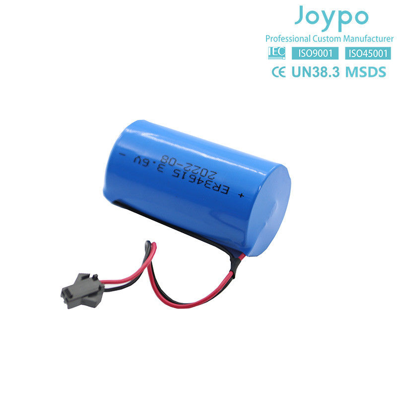 ER34615M Batteria al cloruro di tionilio di litio 3.6V 14500MAh Tipo a spirale non ricaricabile