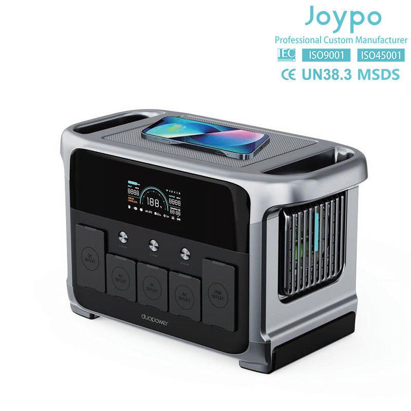 Batteria portatile agli ioni di litio 1200W Energia solare per feste all'aria aperta e campeggio