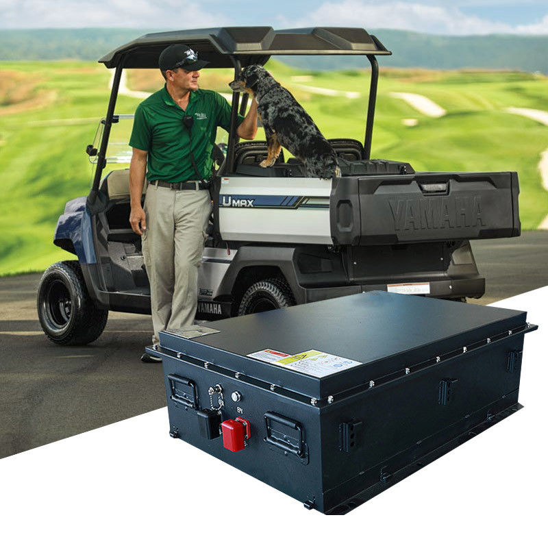 Club Car Golf Cart Batteria al litio 125Ah 51.2V LiFePO4 Batteria 4000 volte durata del ciclo