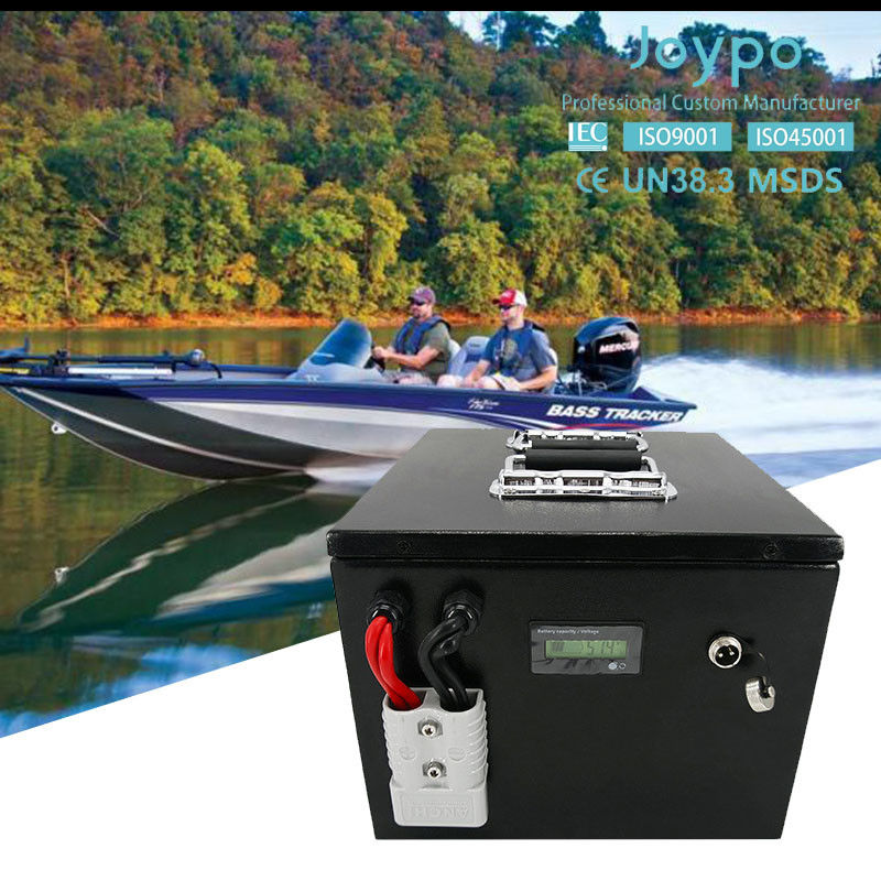 Joypo 36V 100Ah Motore di trolling marino Batteria a lungo ciclo vita LiFePO4 Batteria al litio per bass boat