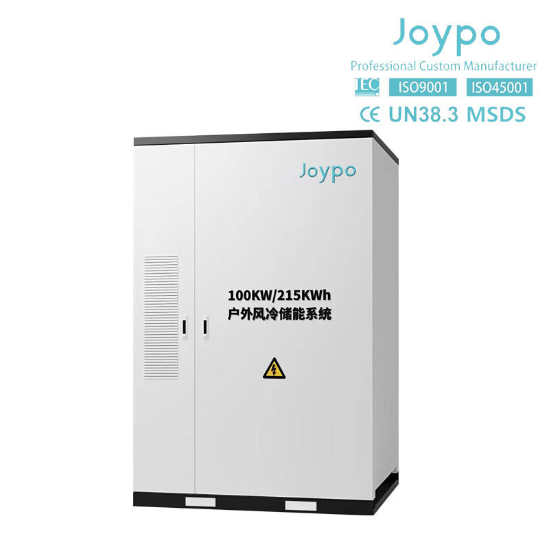 Joypo 100kW 215kWh Sistema di accumulo di energia commerciale e industriale IP55 Modulo batteria Capacità 280Ah