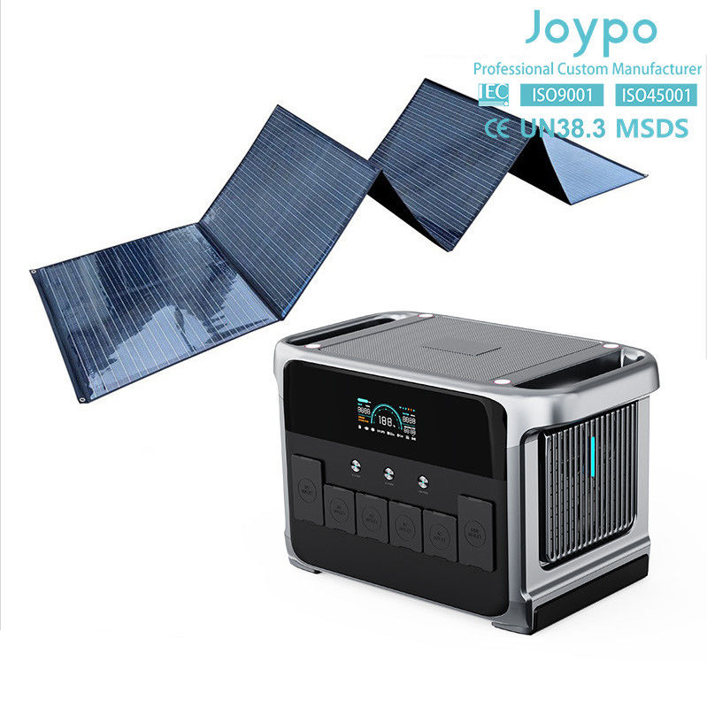 4.8kW 2.4kW Lifepo4 portabile centrale elettrica generatore solare per campeggio appartamento