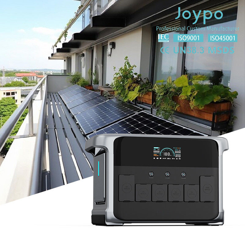 Batteria LiFePO4 2400W Sistema di alimentazione UPS 2kva 110V 220V Generatore solare per abitazioni tranquille