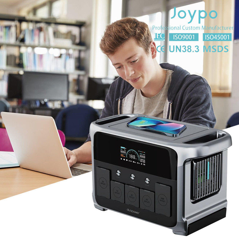 Sistema di backup solare a batteria portatile all in one con monitor e controllo APP 1152Wh 45Ah 25.6V